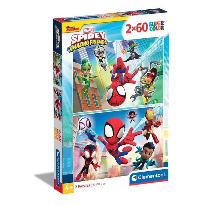 Clementoni Spidey & His Amazing Friends 21625 60 Parça Puzzle Thumbnail 0
