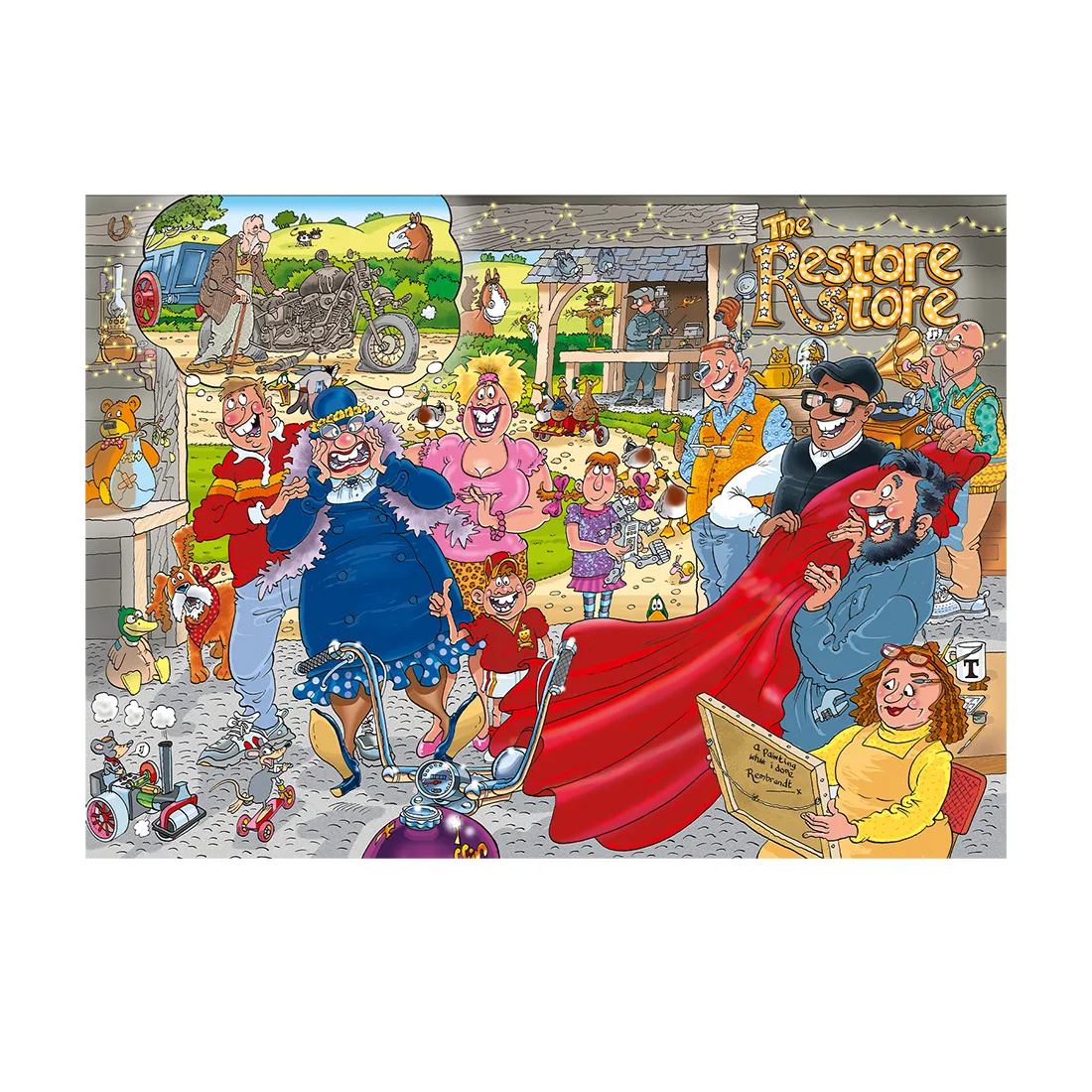 Jumbo Wasgij 25020 1000 Parça Puzzle Thumbnail 7