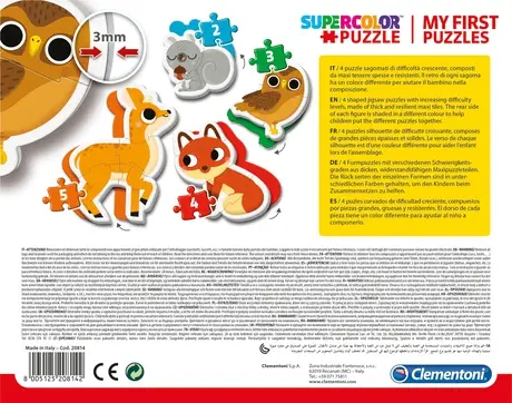 Clementoni My First Puzzles 20814 3 Parça Puzzle Thumbnail 8