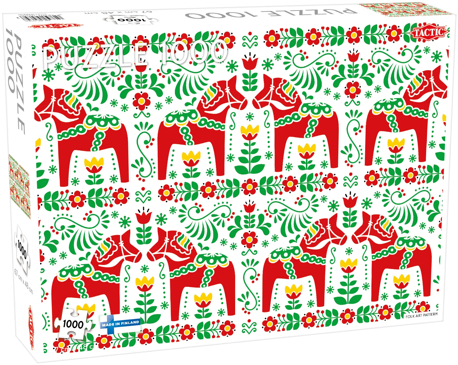 Tactic Folk Art Pattern 1000 Parça 58265 Puzzle