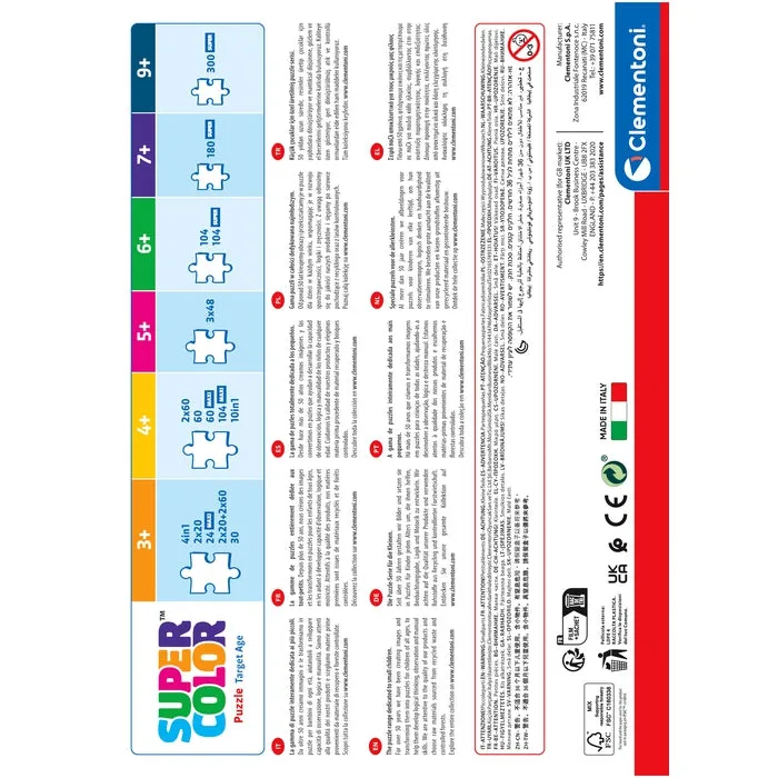 Clementoni Supercolor 21734 300 Parça Puzzle Thumbnail 3