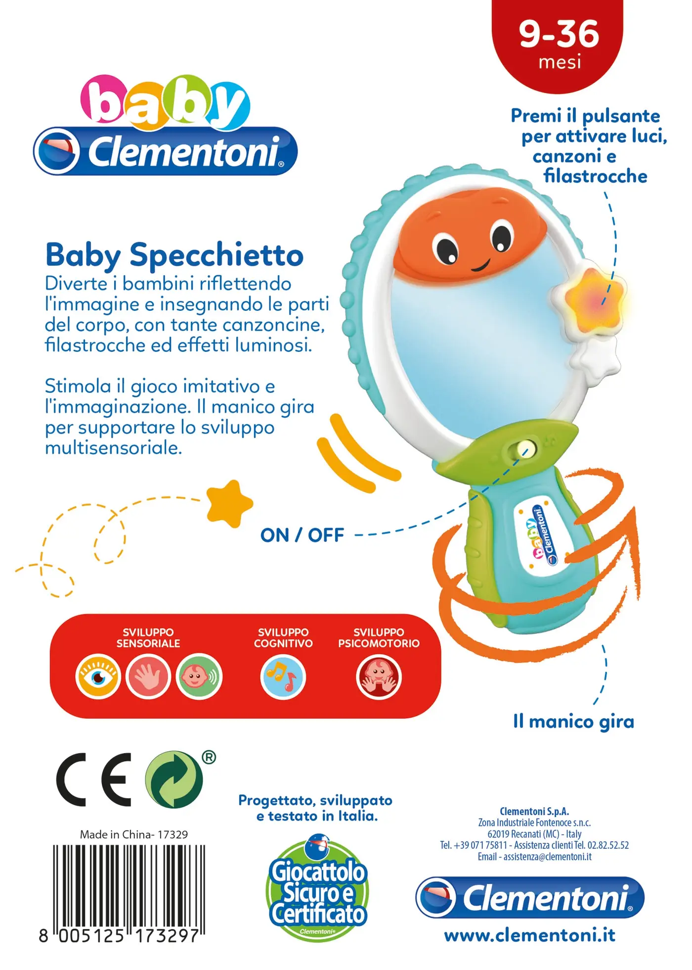 Clementoni Baby Mirror 17329 Thumbnail 3