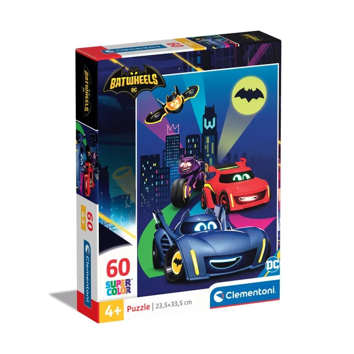 Clementoni Supercolor Batwheels 26593 60 Parça Puzzle