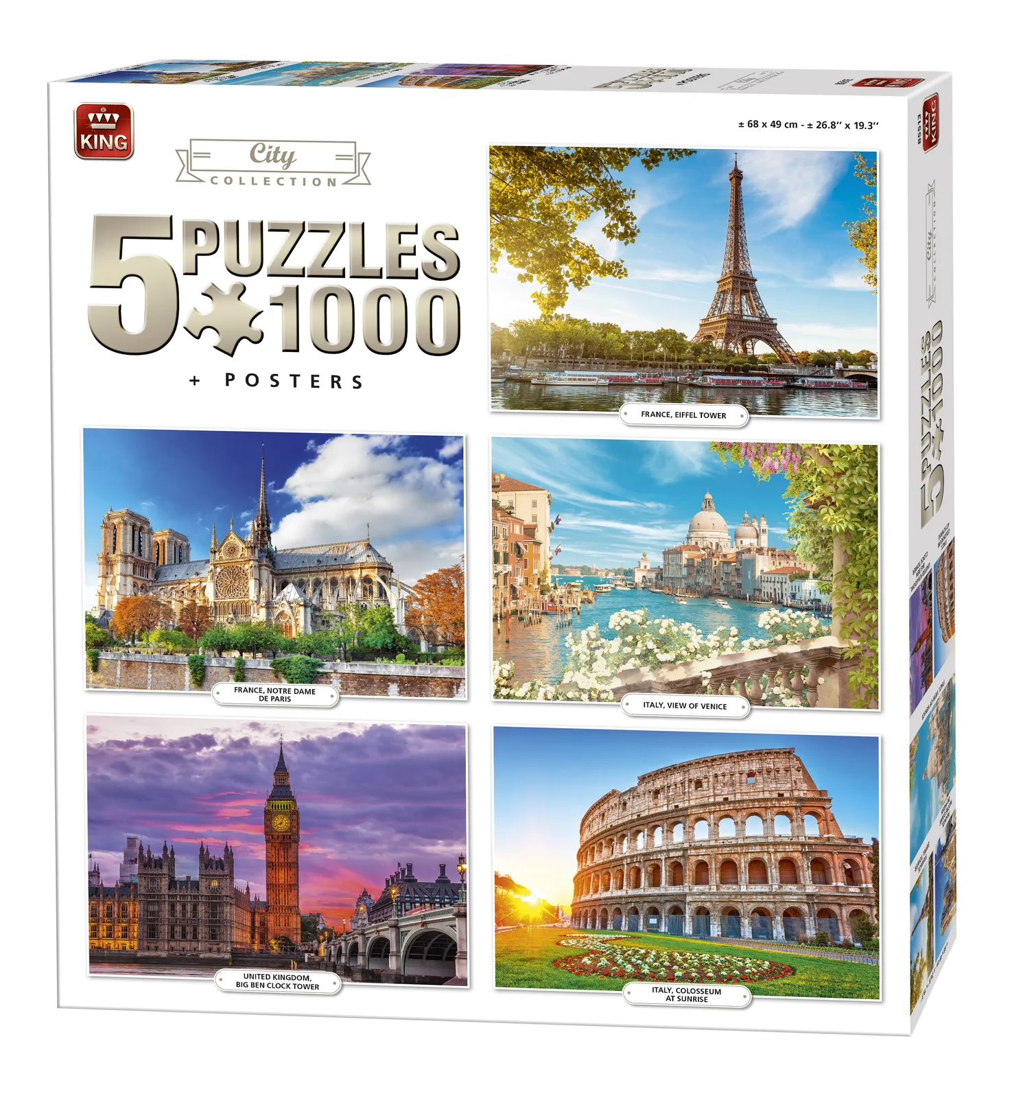 King 5in1 85513 1000 Parça Puzzle