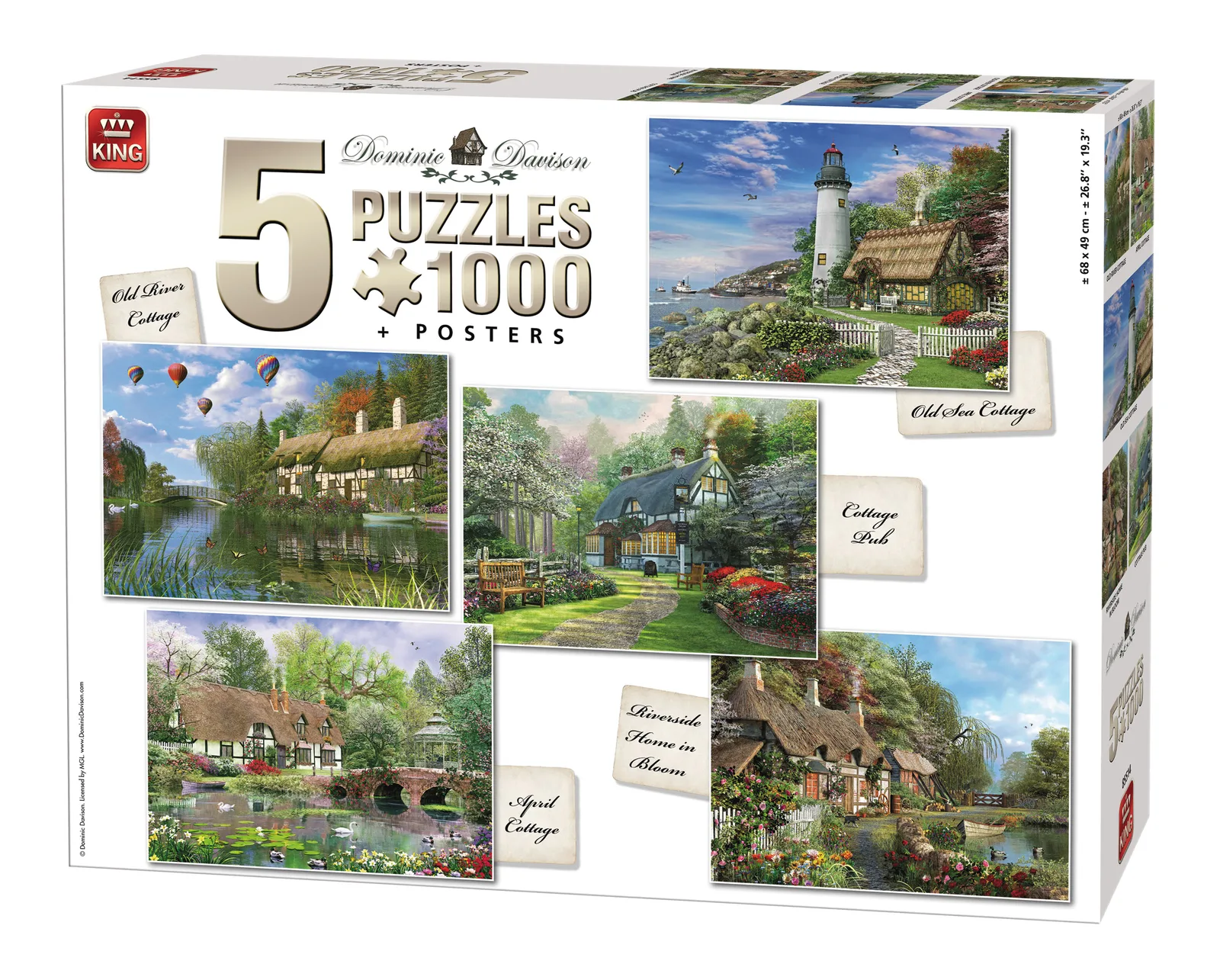 King 5in1 85514 1000 Parça Puzzle
