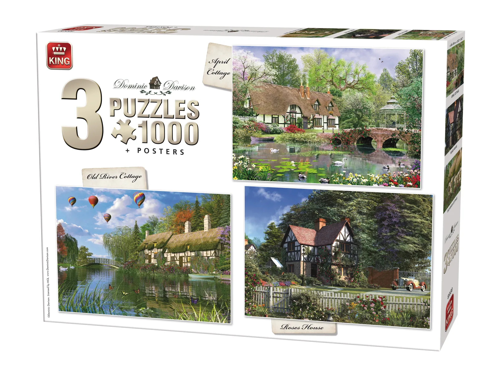 King 3in1 85530 1000 Parça Puzzle