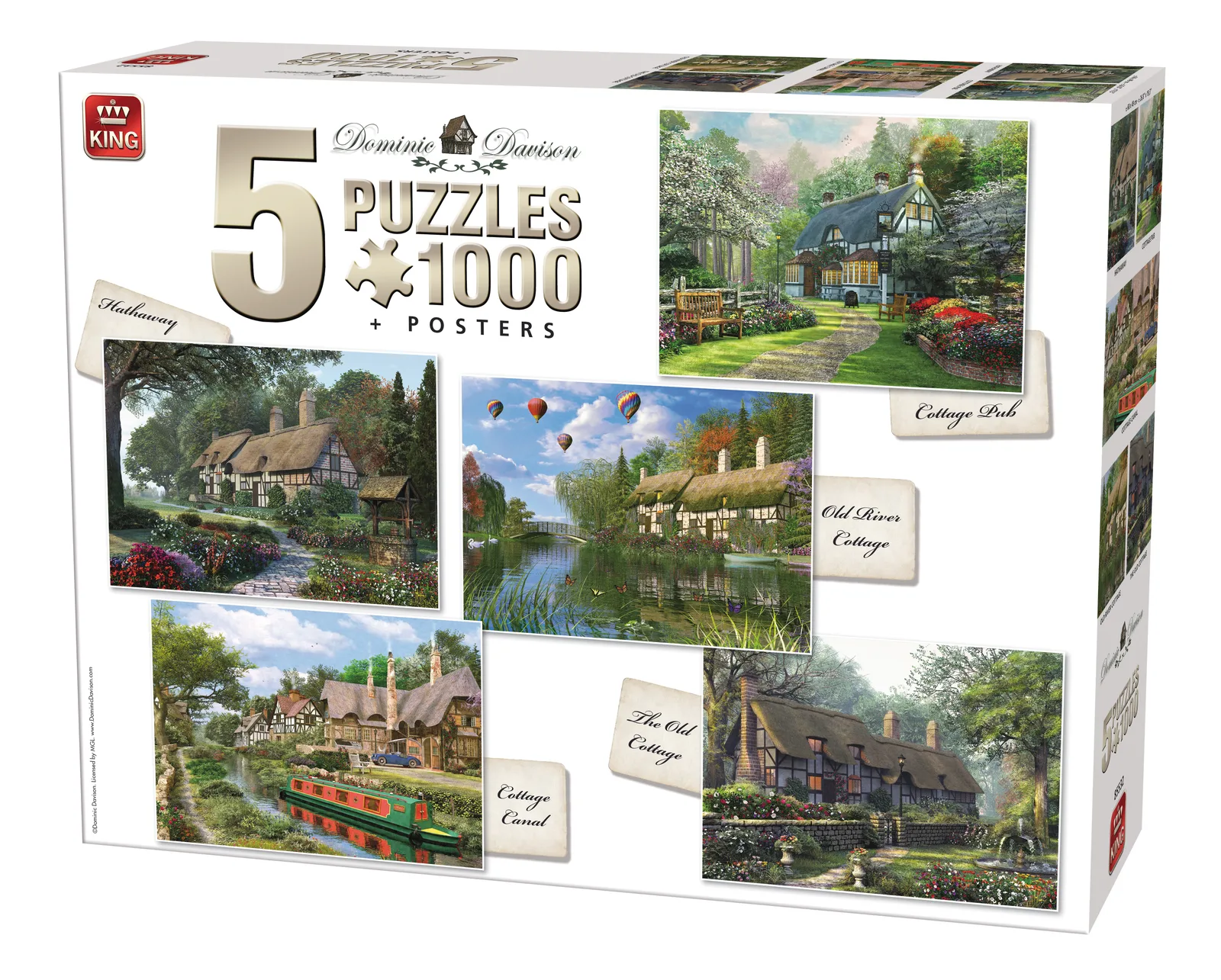 King 5in1 85532 1000 Parça Puzzle