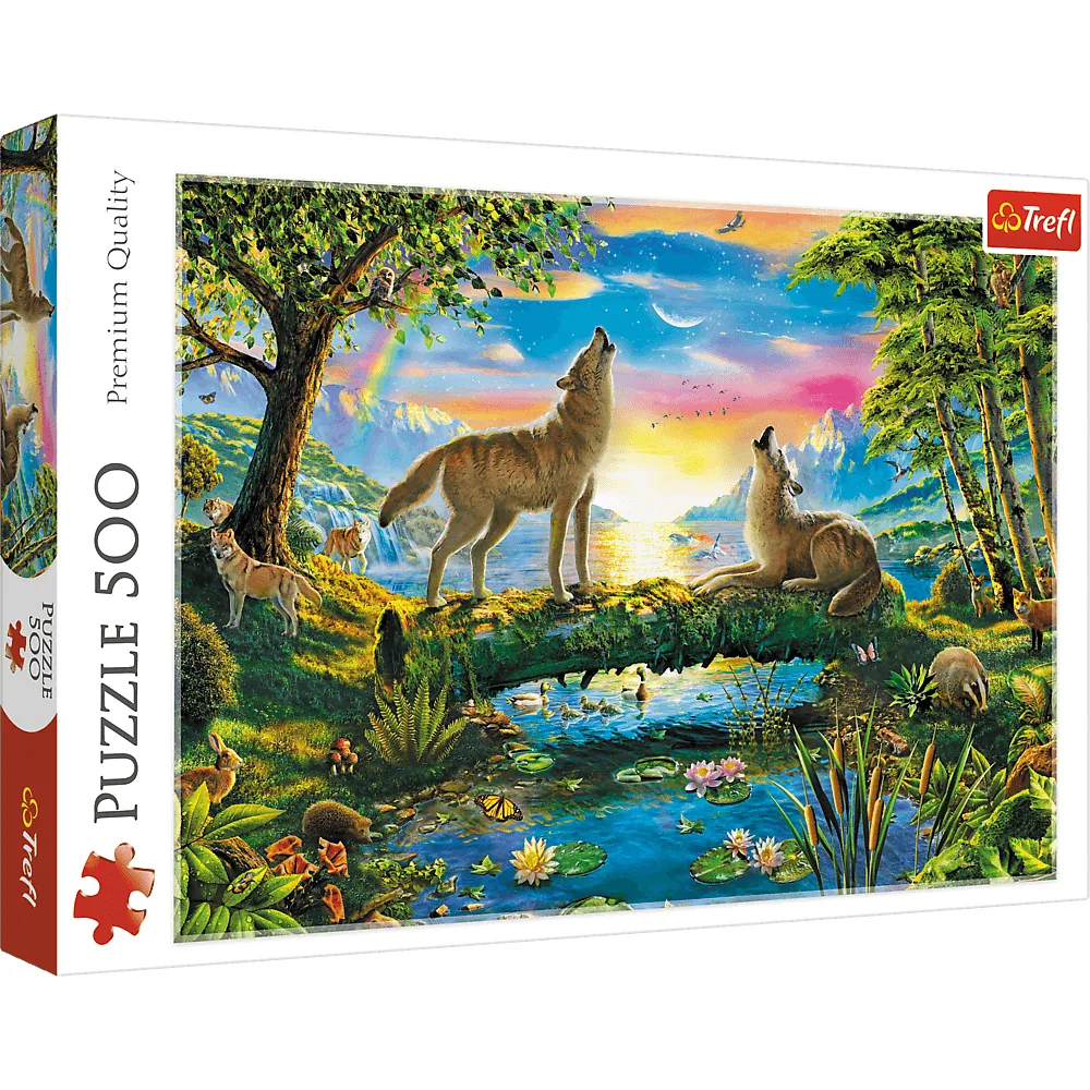 Trefl Lupine nature 37349 500 Parça Puzzle