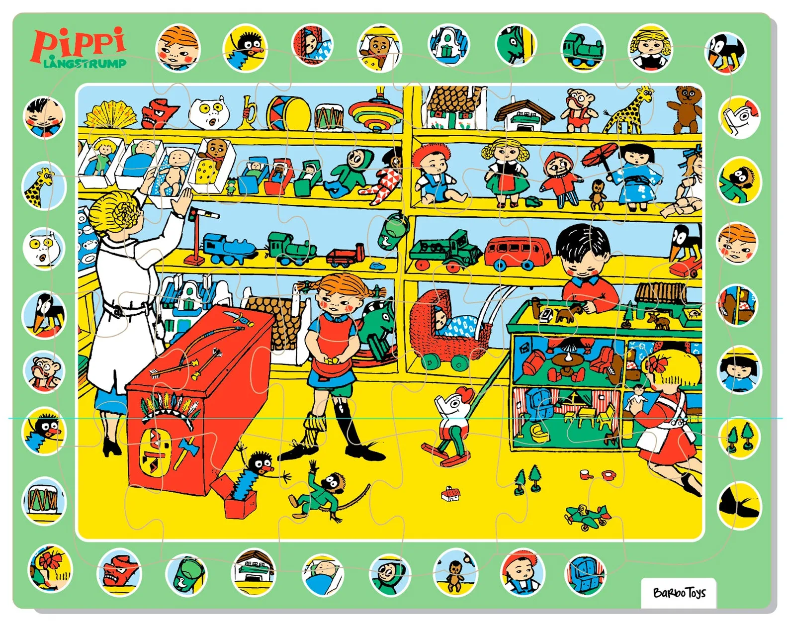Barbo Toys Pippi 8653 24 Parça Puzzle