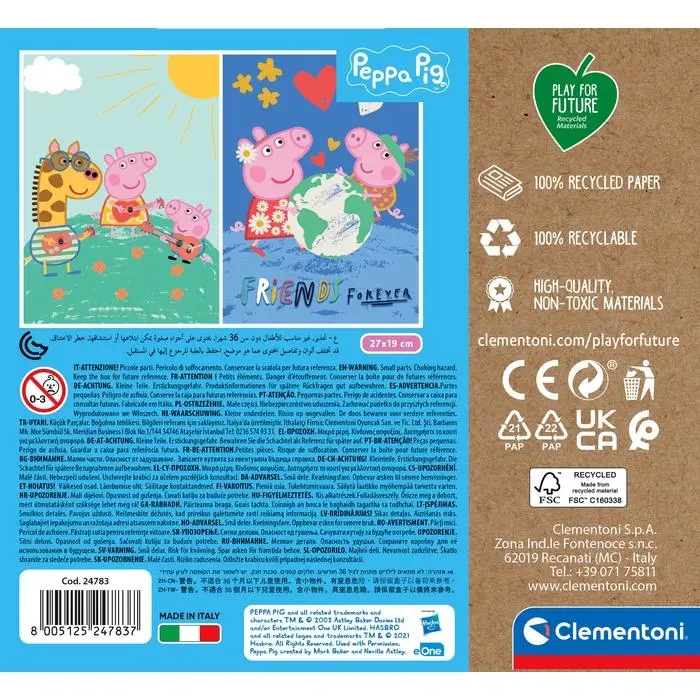 Clementoni PEPPA PIG 24783A 40 Parça Puzzle Thumbnail 4