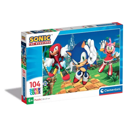 Clementoni Sonic 27256 104 Parça Puzzle