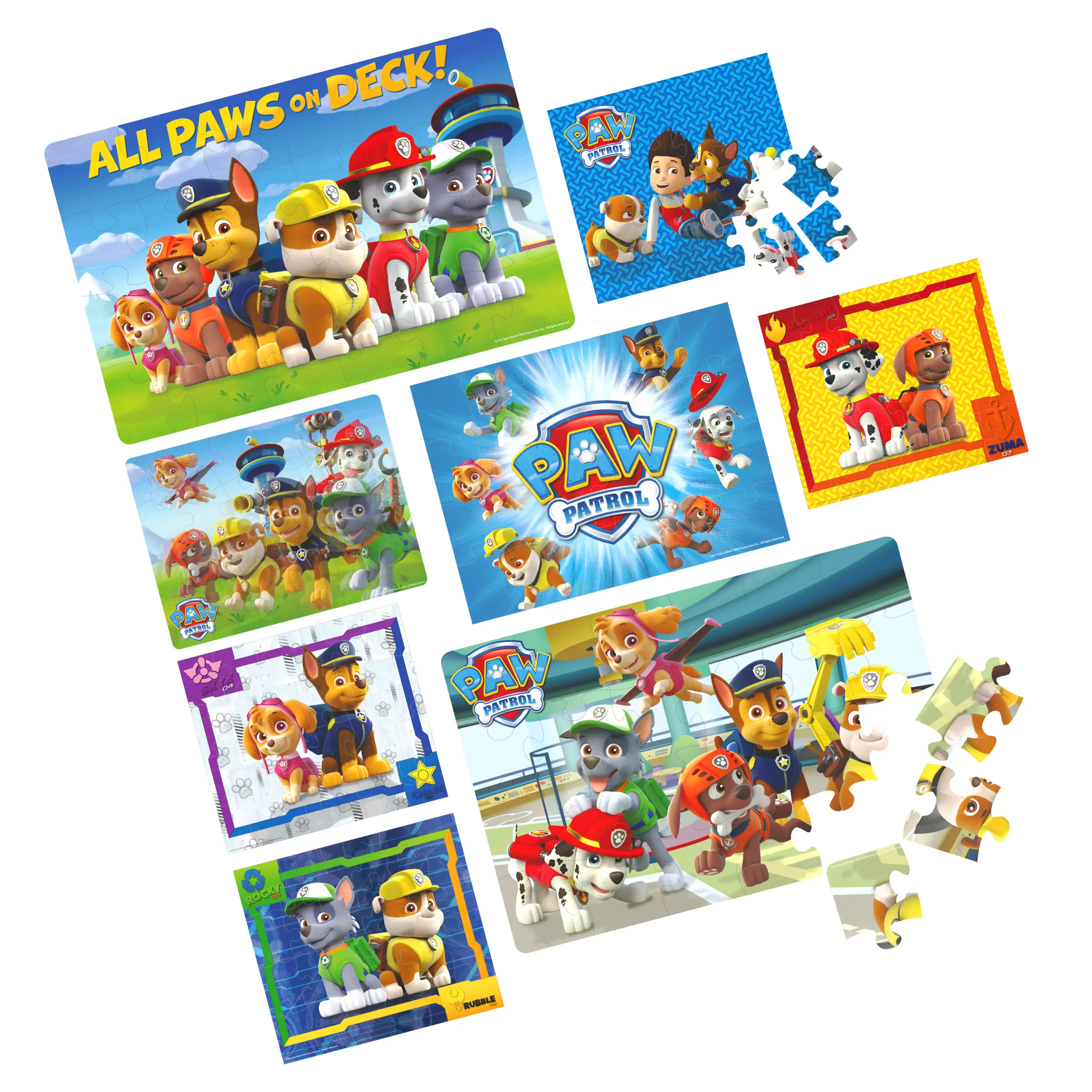 Spin Master KPZ KPL PawPatrl 8Puzzle CardbrdBx GML 6054448 800 Parça Puzzle Thumbnail 1