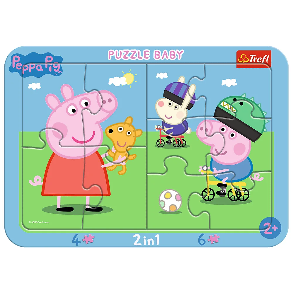Trefl Peppa Pig Happy 80021 10 Parça Puzzle