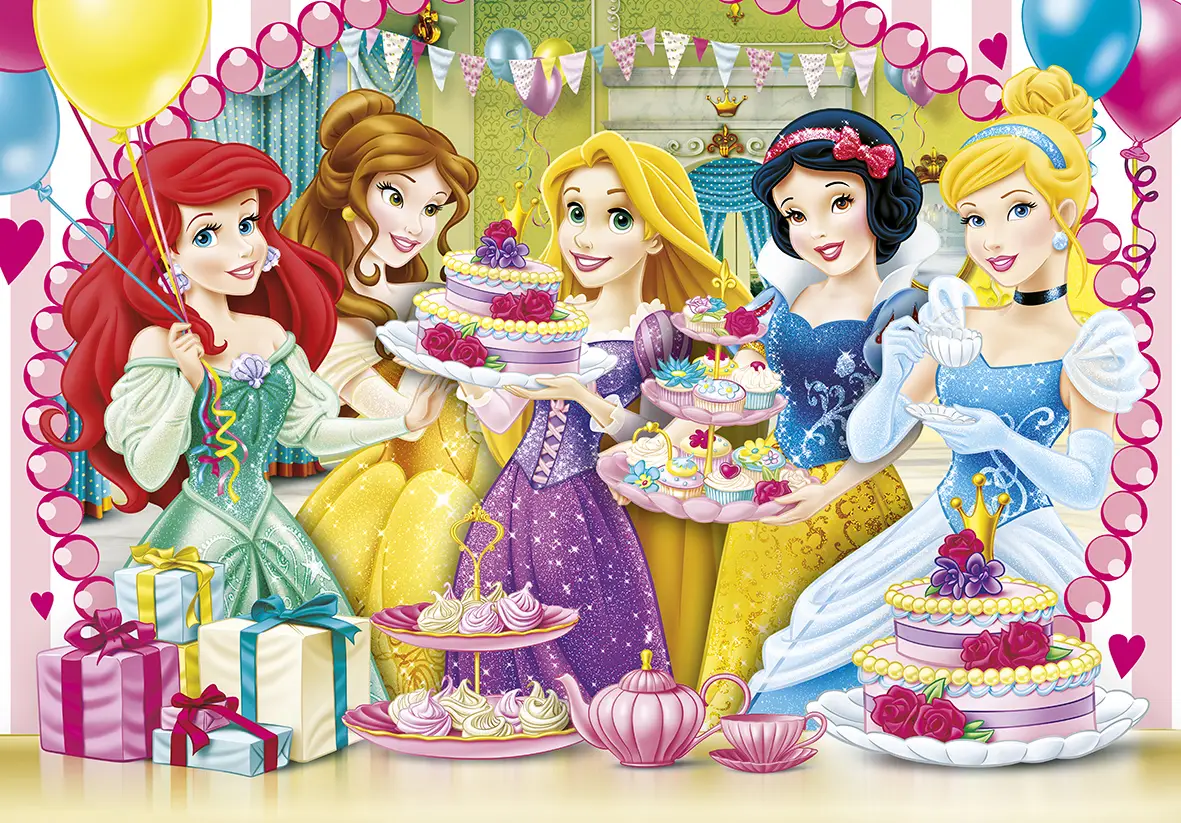 Clementoni Princess 07317 180 Parça Puzzle Thumbnail 1