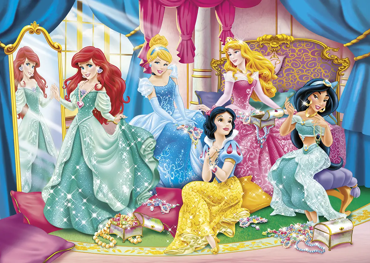 Clementoni Princess 07115 120 Parça Puzzle Thumbnail 2