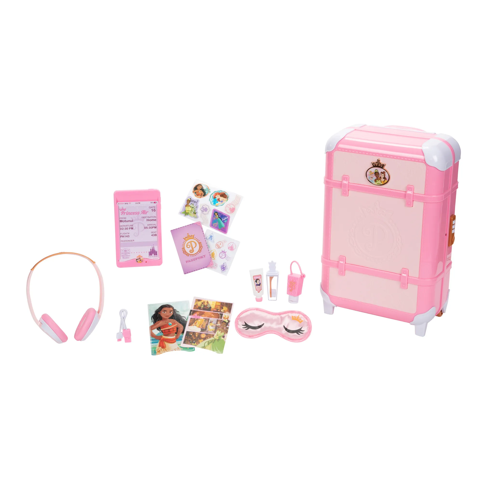 JAKKS Pacific Disney Princess Style Collection World Traveler Play Suitcase 223824-RF1 Rol Oynama Oyuncakları