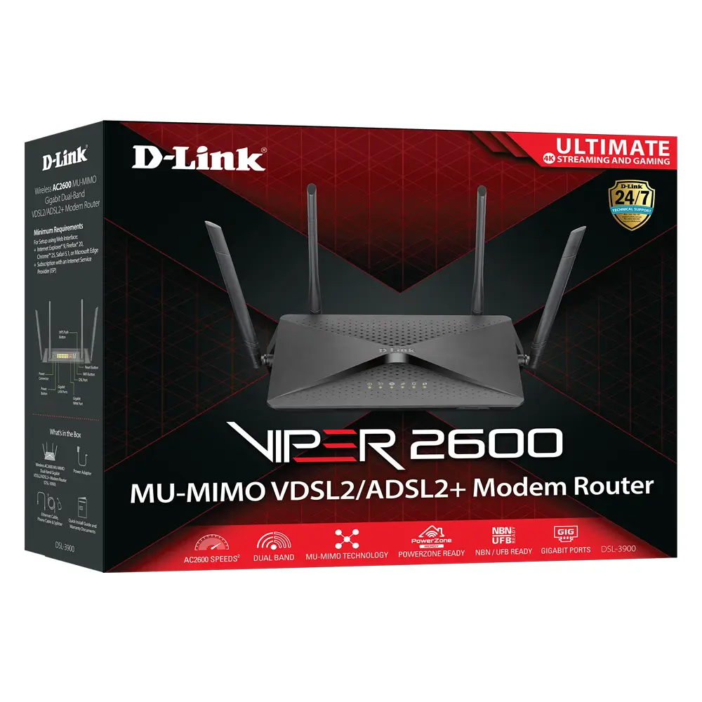 D-Link VIPER 2600 4 GHz DSL-3900 Thumbnail 8