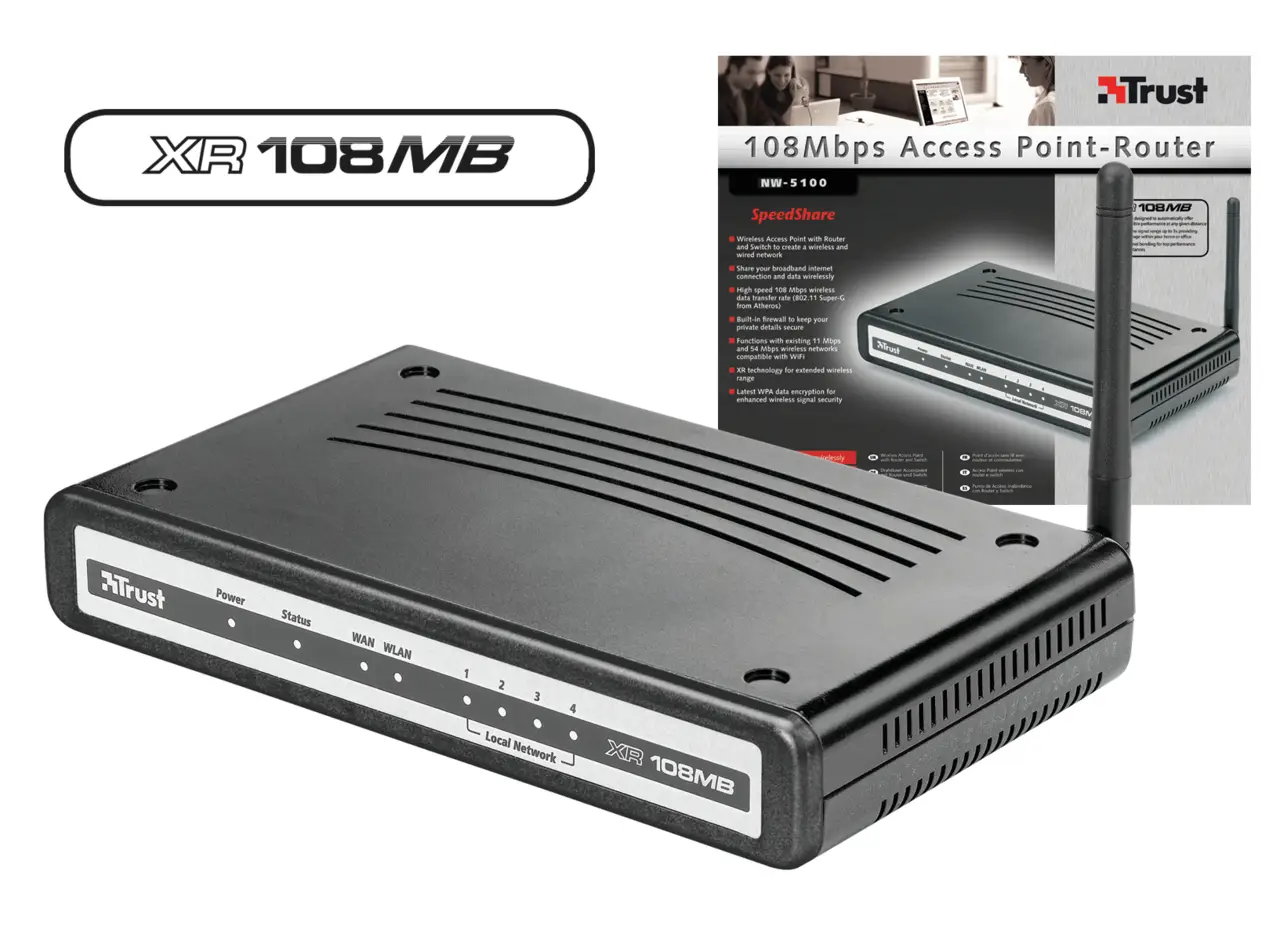 Trust 108Mbps Access Point-Router NW-5100 14360