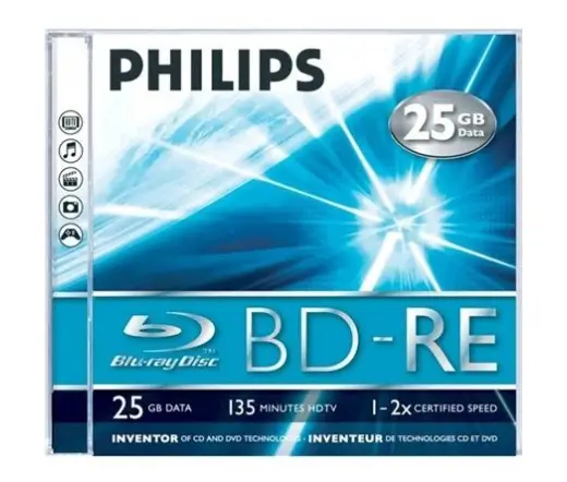 Philips 8712581528652 25 GB R/W  Blu-Ray Discleri (BD)