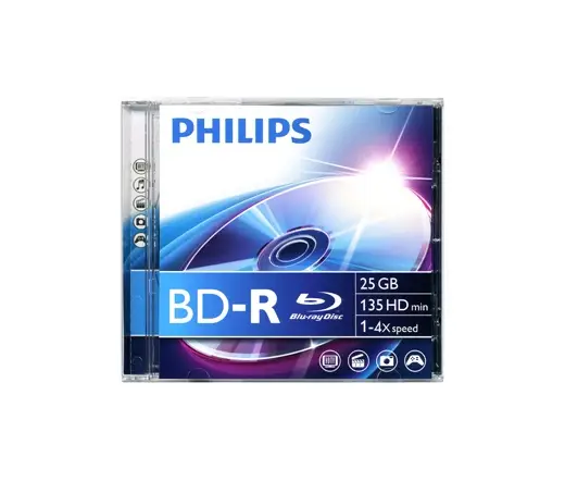Philips BD-R25 25 GB 8712581528638 R/W  Blu-Ray Discleri (BD)