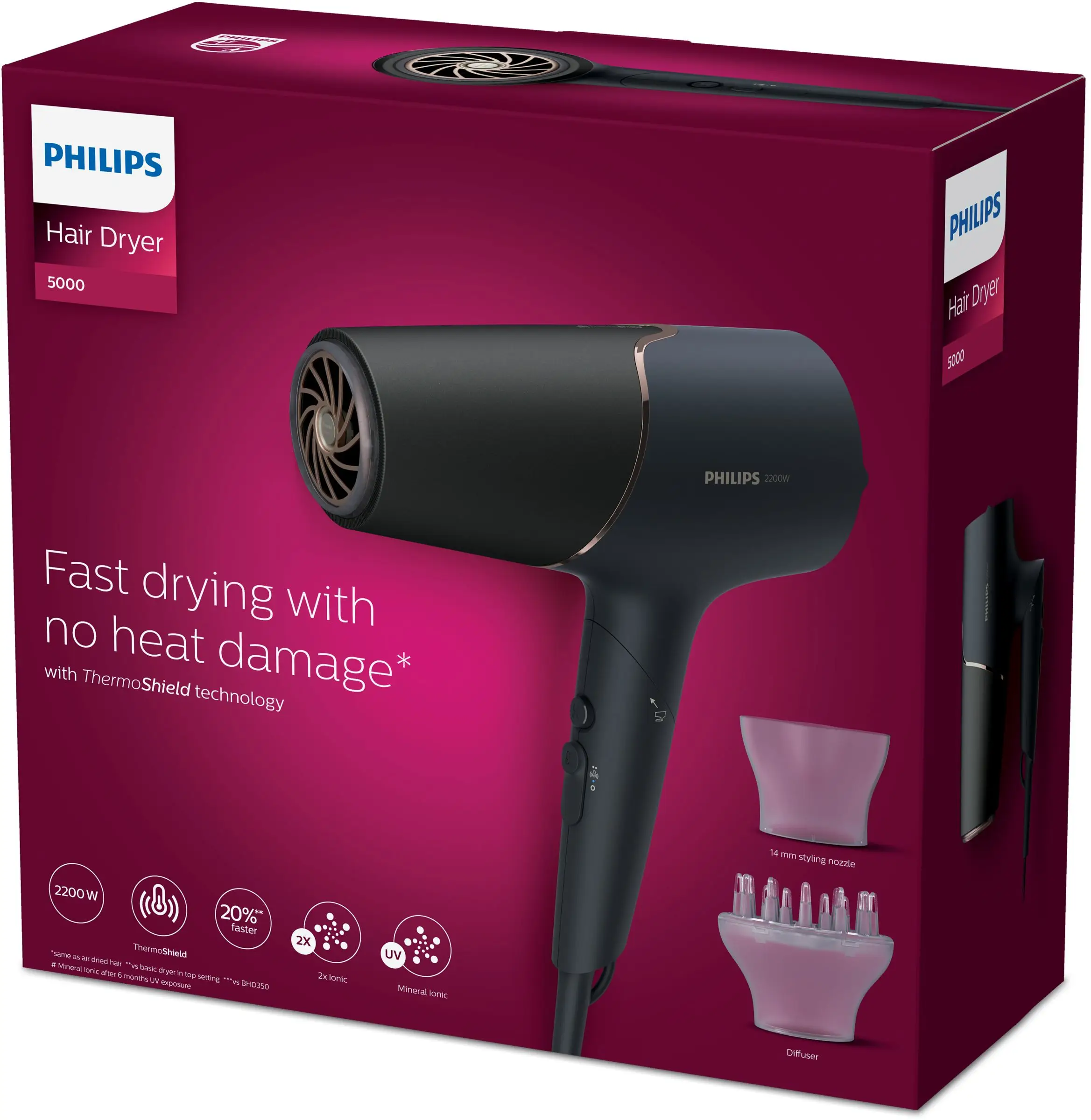 Philips BHD538/29 2200 W Thumbnail 1