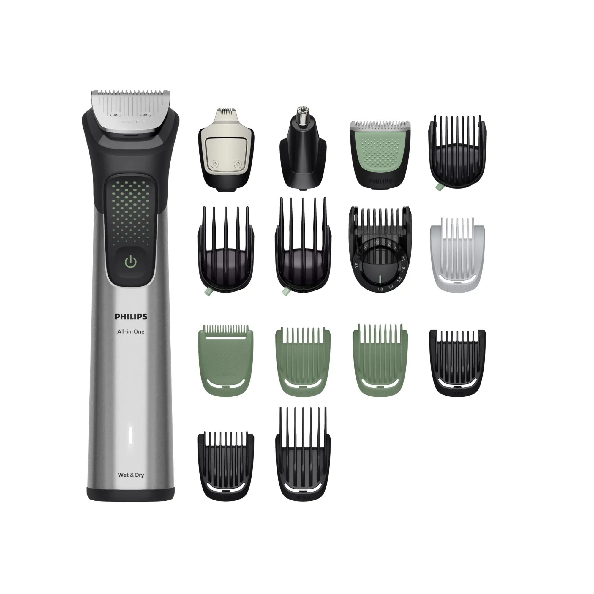 Philips 9000 Serisi Erkek Bakım Seti MG9532/15 16'sı 1 arada erkek bakım seti Saç/Sakal Kesme Makineleri