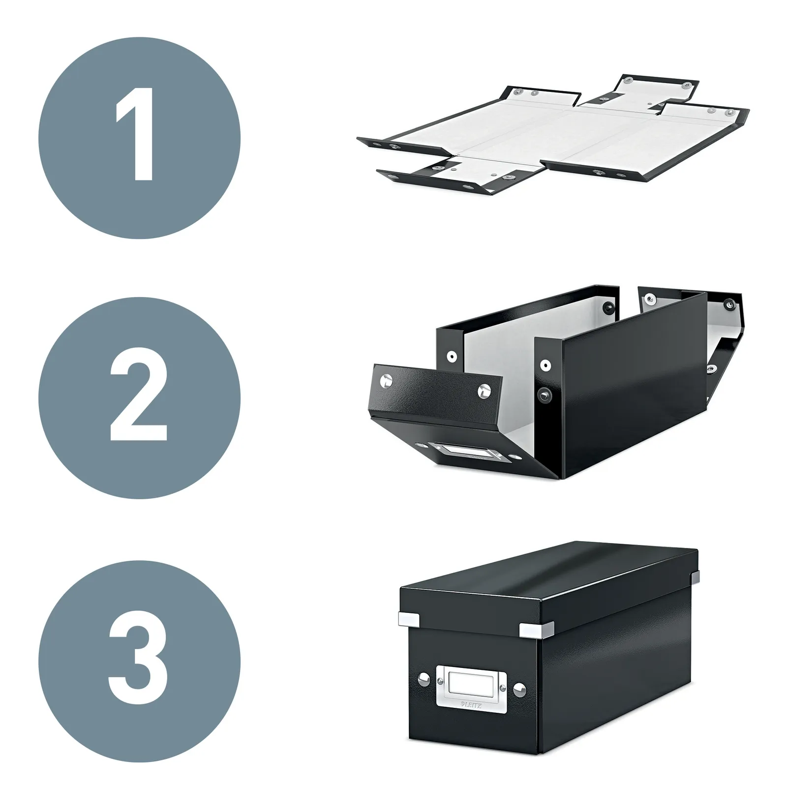 Leitz Storage Box Click & Store WOW Cube Medium 61090062 Thumbnail 2