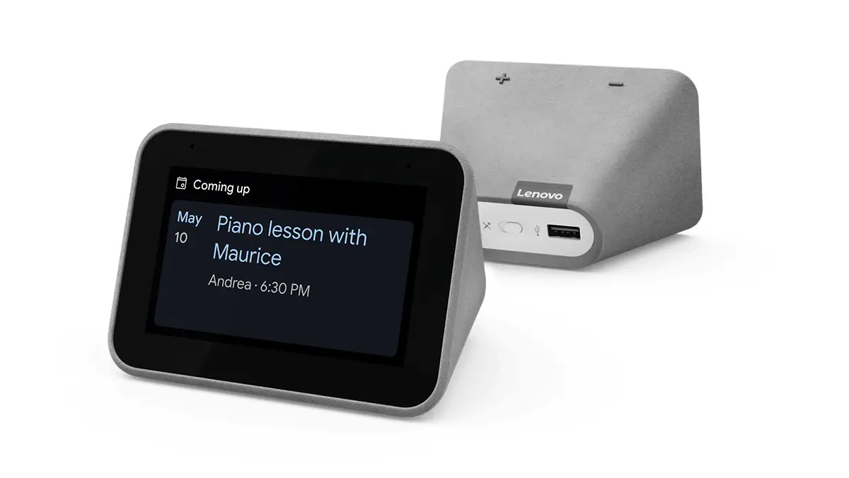 Lenovo Smart Clock with Google Assitant ZA4R0025SE Thumbnail 4