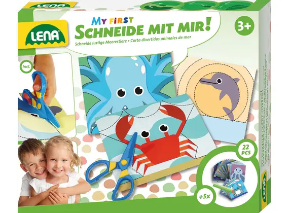Lena Let´s cut together Sea animals 42632 Sanat ve El İşi Oyuncakları
