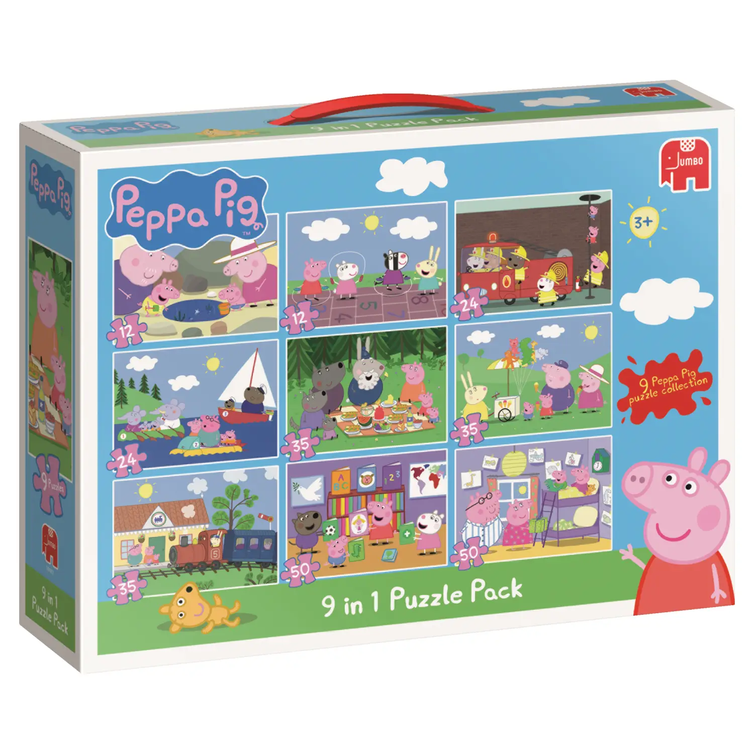 Jumbo 9in1 Puzzle Pack 18482 12 Parça