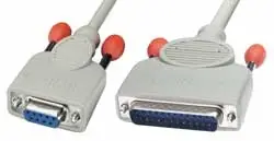 Lindy Serial Adaptor Cable, 25 Way D Male -> 9 Way D Female 30182 Sanat ve El İşi Oyuncakları