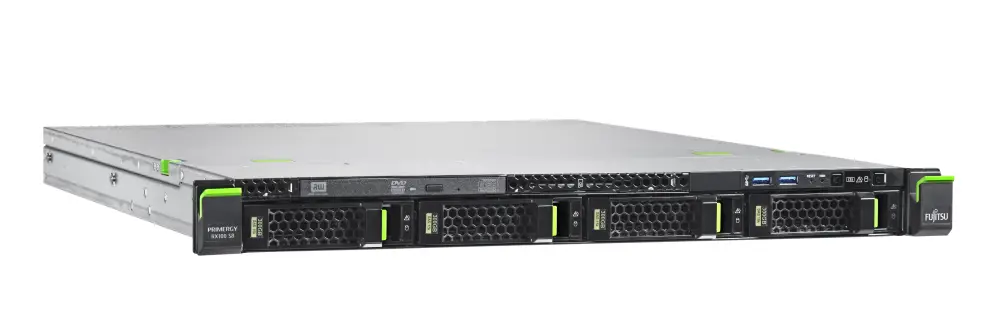 Fujitsu PRIMERGY RX100 S8 VFY:R1008SC030IN + S26361-F2567-L321 Server