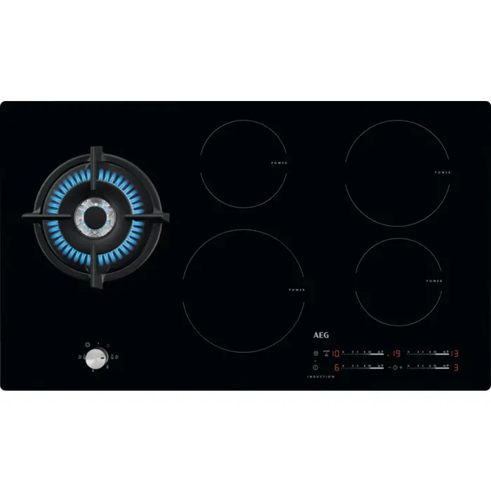 AEG HD955100NB 949 750 957 60 cm 5 Gözlü Hibrit Ankastre Ocak