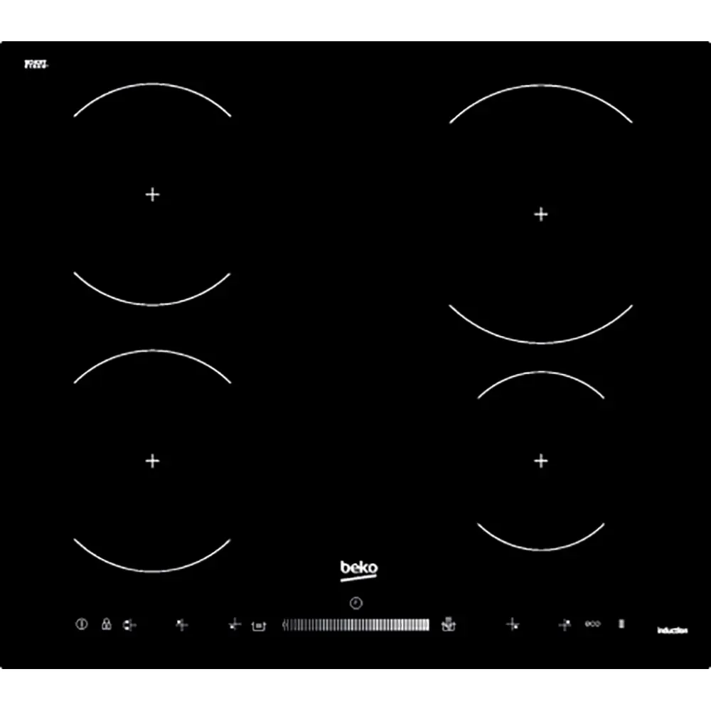Beko HII 64520 HT 58 cm 4 Gözlü İndüksiyonlu Ankastre Ocak Set Üstü Ocak