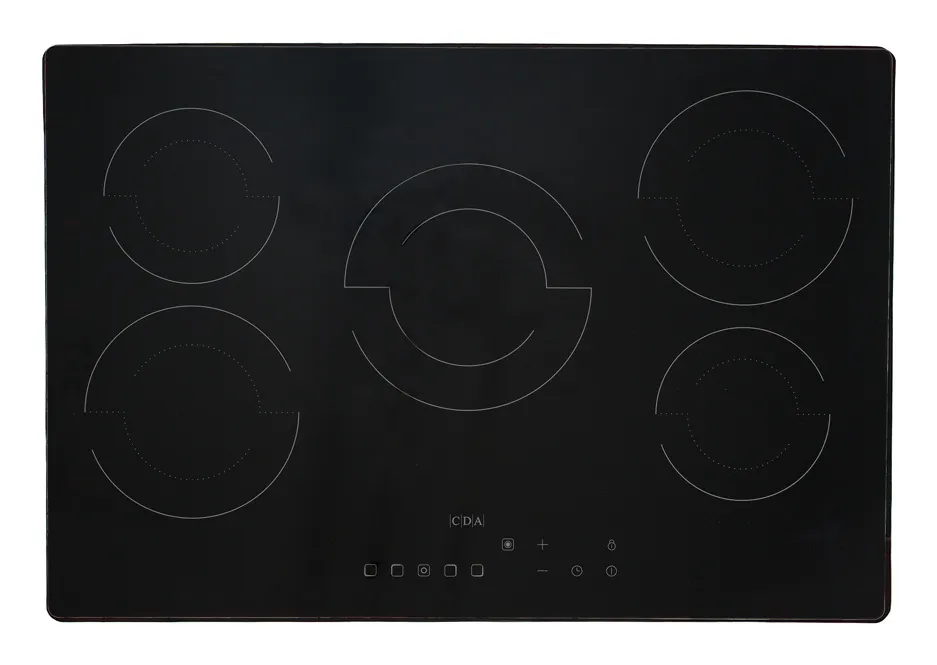 CDA SCC070FR 75 cm 5 Gözlü Elektrikli Seramik Ankastre Ocak Set Üstü Ocak