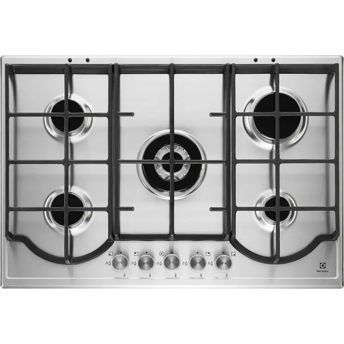 Electrolux EGH7453BOX 949 630 781 74 cm 5 Gözlü Gazlı Ankastre Ocak Set Üstü Ocak