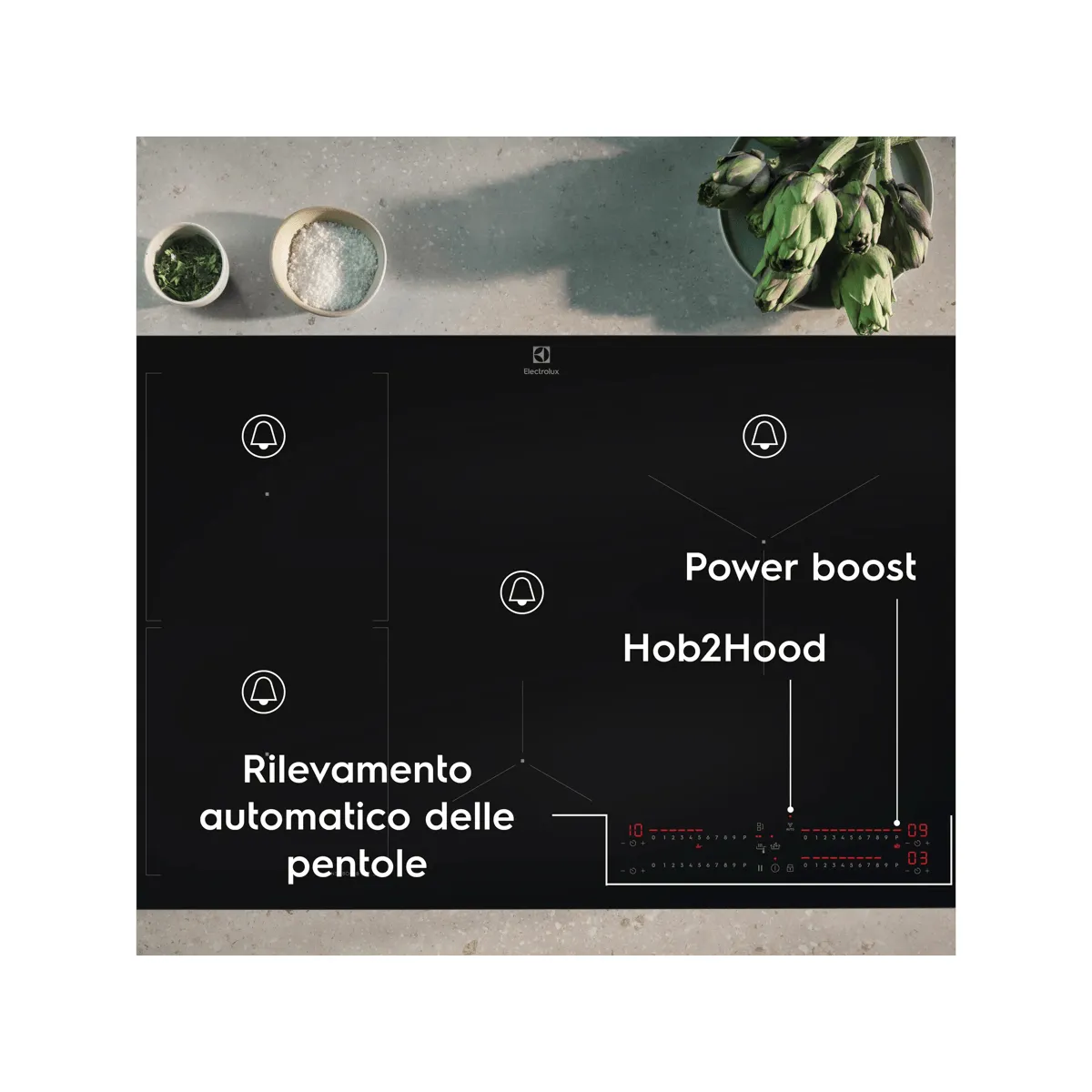 Electrolux Y82IS453 949 599 366 80 cm 4 Gözlü İndüksiyonlu Ankastre Ocak Thumbnail 8