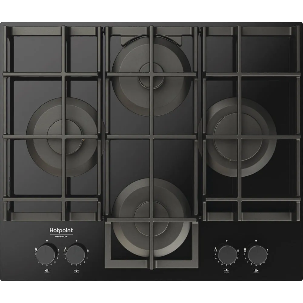 Hotpoint HAGS 61F/BK 1 869991698470 60 cm 4 Gözlü Gazlı Ankastre Ocak Set Üstü Ocak