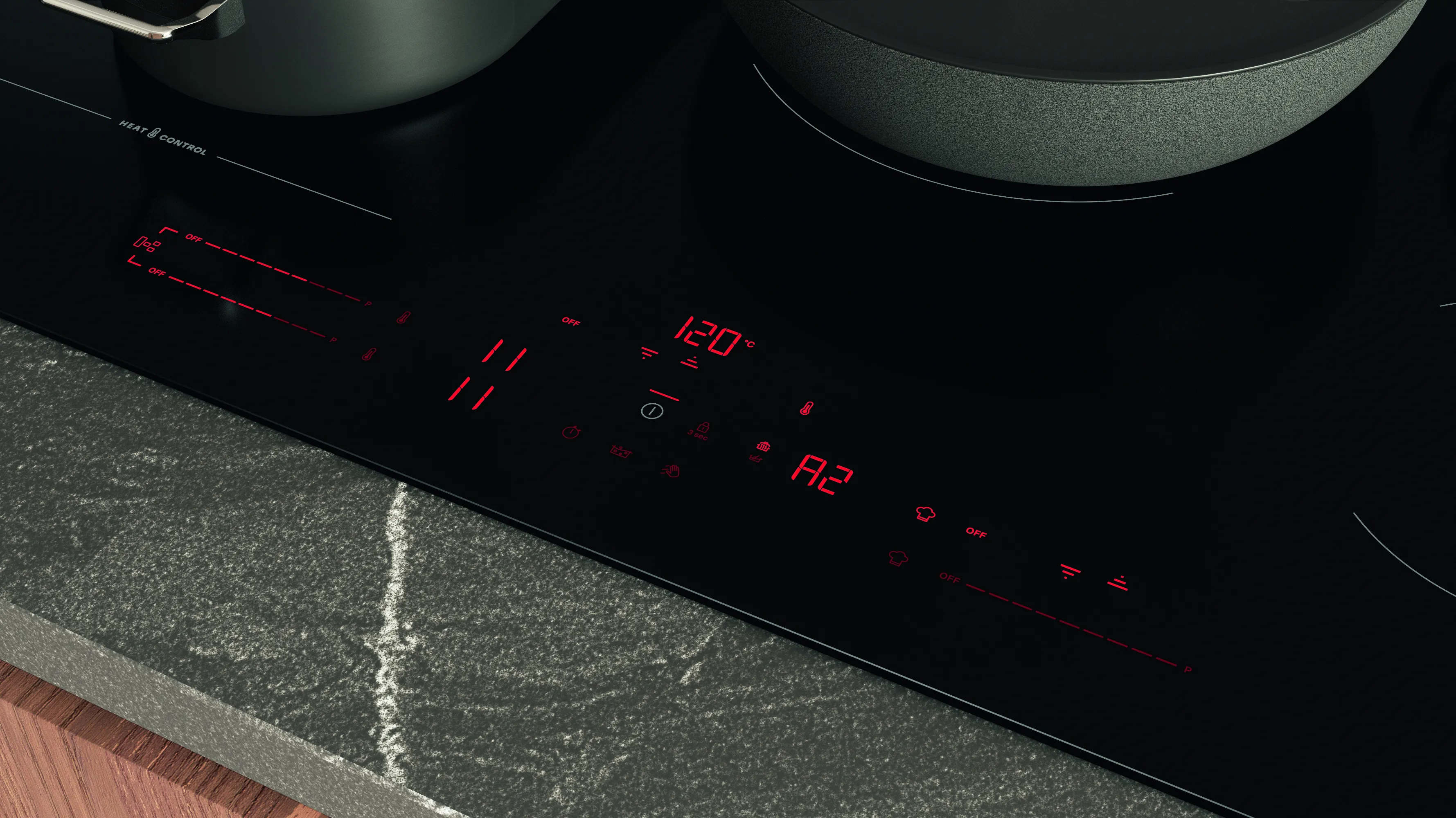 Hotpoint HTX8017DNF2 869991687420 80 cm 5 Gözlü İndüksiyonlu Ankastre Ocak Thumbnail 7