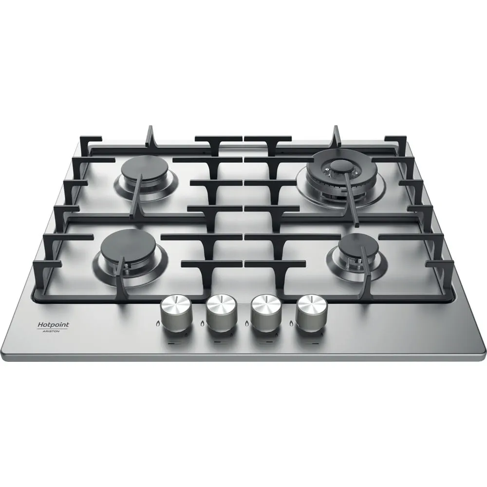 Hotpoint PKD 60G D/IX 869991678230 58 cm 4 Gözlü Gazlı Ankastre Ocak Set Üstü Ocak