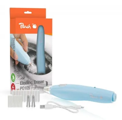 Peach Radiergummi Elektrisch USB blau PO105-BL Silgile