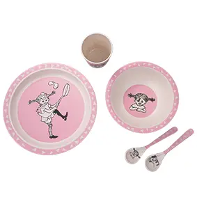 Barbo Toys Pippi Bamboo Tableware, 5 8650 Thumbnail 1