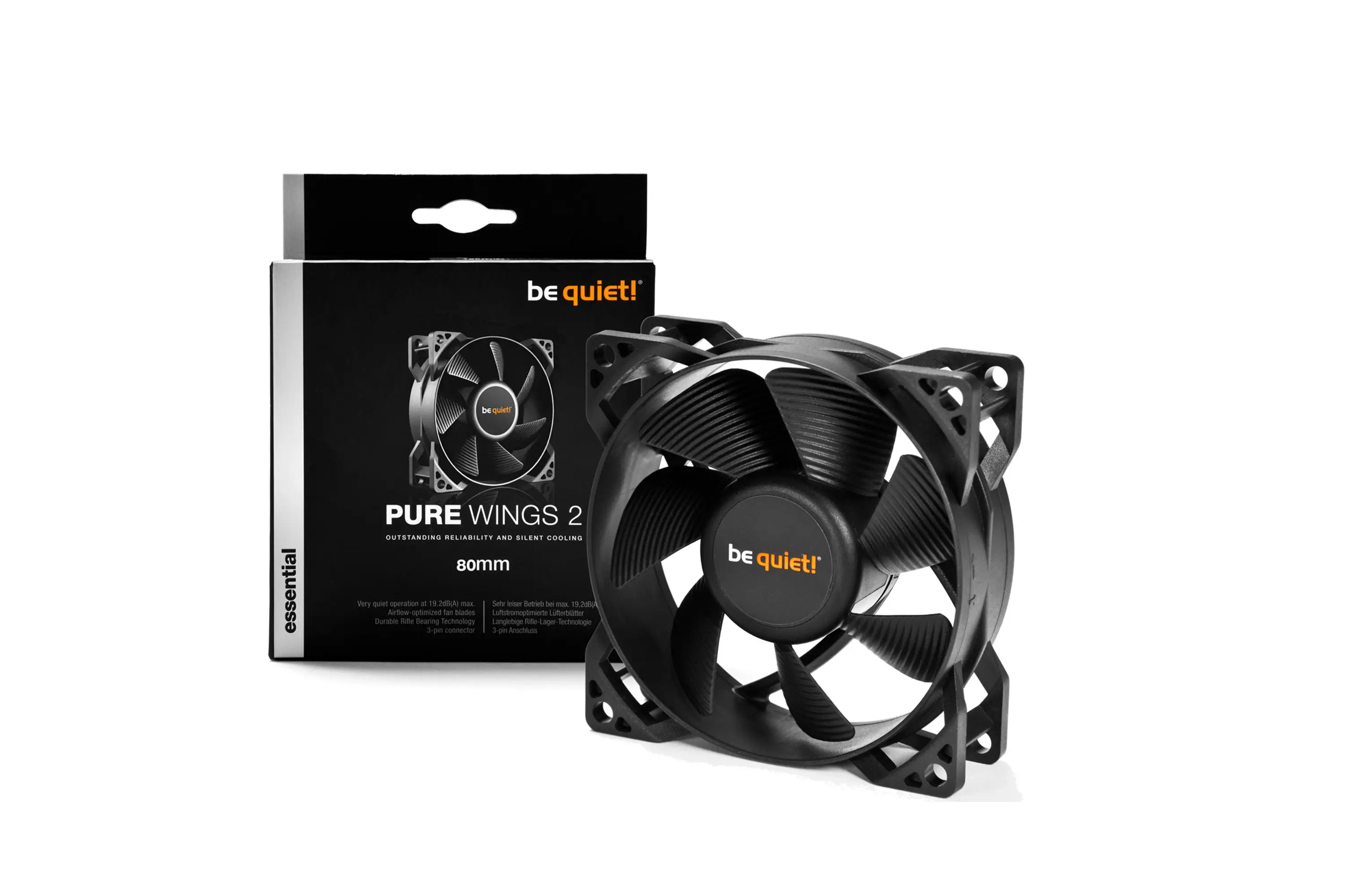be quiet! PURE WINGS 2, 80mm BL044 Fan Kablo Yalıtımı Thumbnail 1
