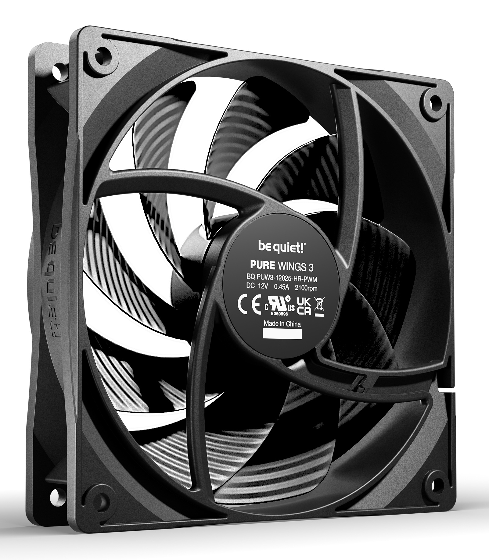 be quiet! Pure Wings 3 120mm | PWM high-speed Triple Pack BL140 Thumbnail 2