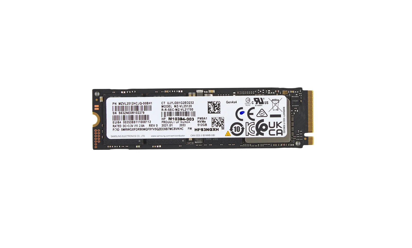 HP PCIe-4x4 NVMe AL0M8AA 512 GB M.2 22x80 Gen4 SSD Thumbnail 0