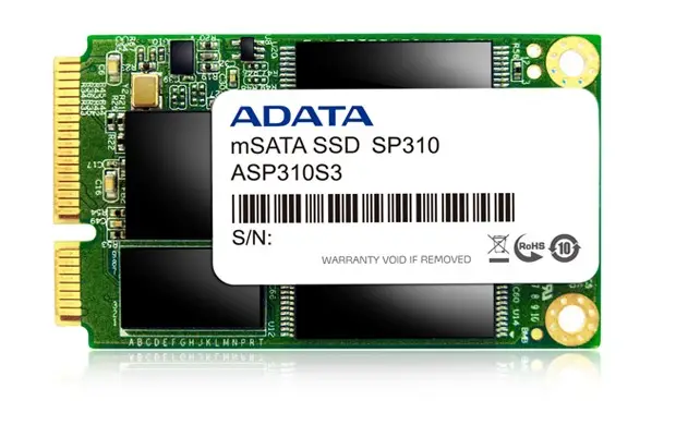 ADATA SP310 32 GB ASP310S3-32GM-C mSATA SATA3 SSD SSD Diskle