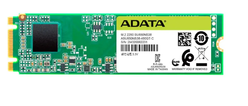 ADATA Ultimate SU650 240 GB ASU650NS38-240GT-C M.2 SSD SSD Diskle