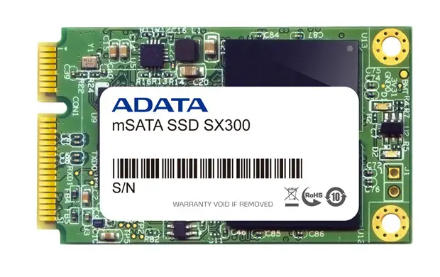 ADATA XPG SX300 64 GB ASX300S3-64GM-C mSATA 33x79 SATA3 SSD SSD Diskle