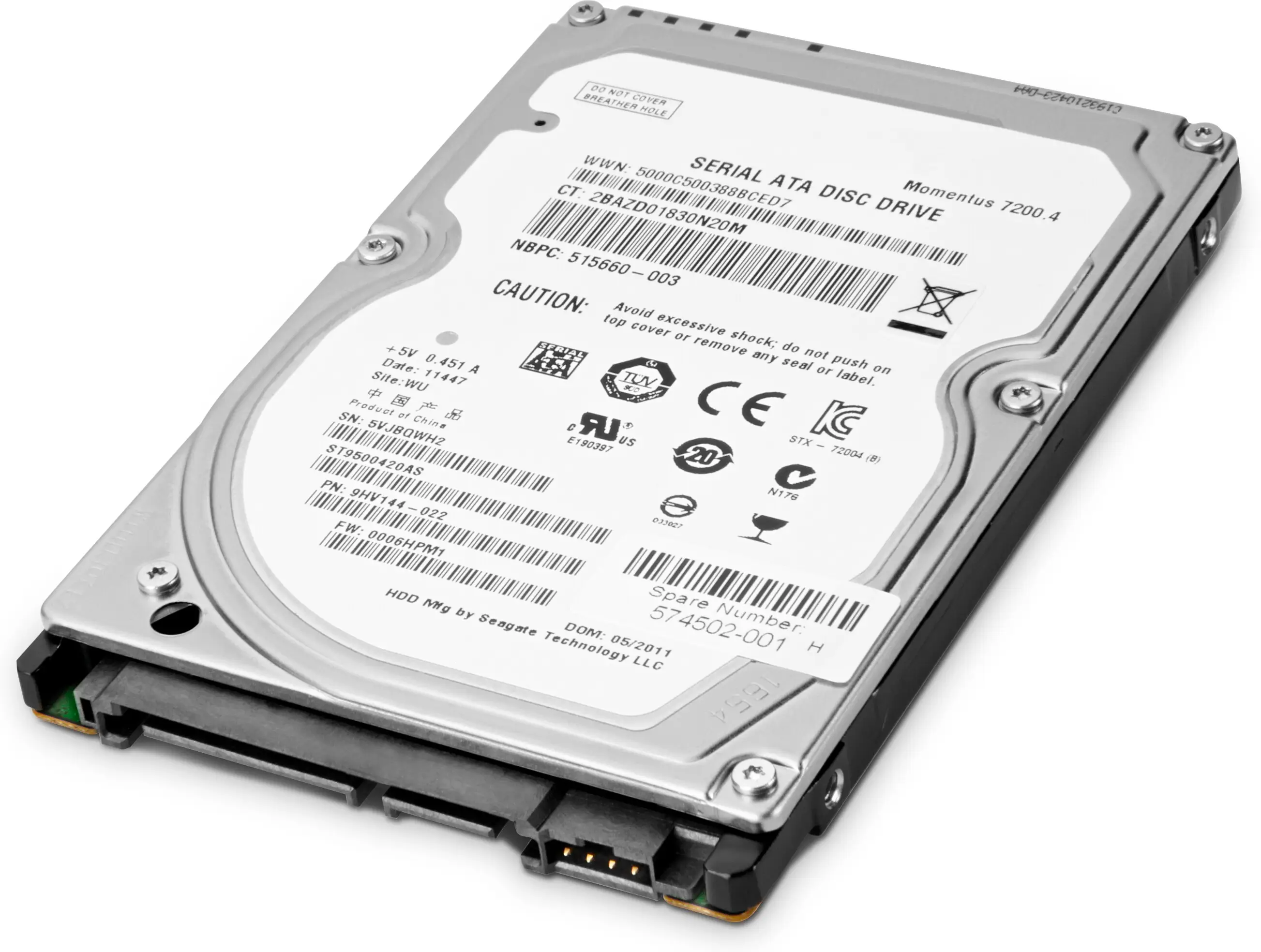HP 1 TB Enterprise SATA 7200 HDD W0R10AA SATA3 SSD SSD Diskle