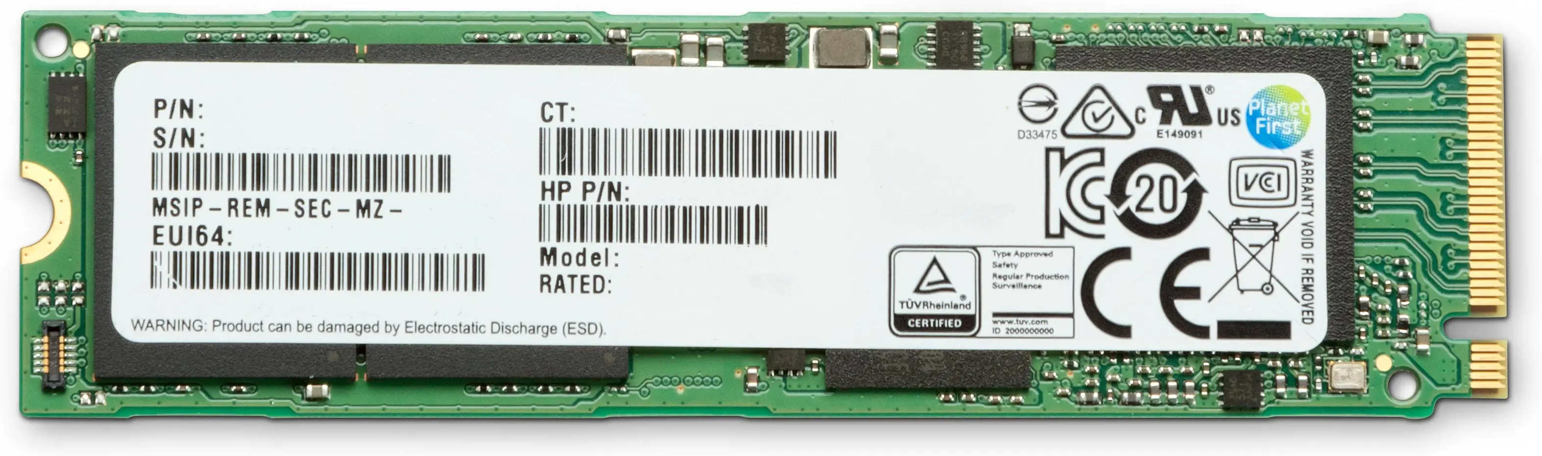 HP 1TB M.2 2280 PCIe TLC Module 8PE64AA 1 TB 22x80 Gen3 NVMe SSD SSD Diskle